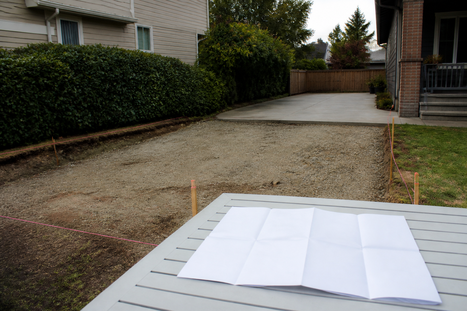 Illustrative Darstellung zum Ratgeberthema Carport genehmigungsfrei bauen: Was Verfahrensfreiheit bedeutet
